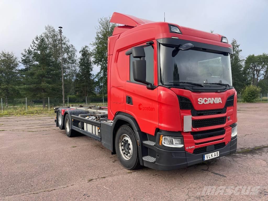 Scania G 540 Containerframe/Skiploader trucks