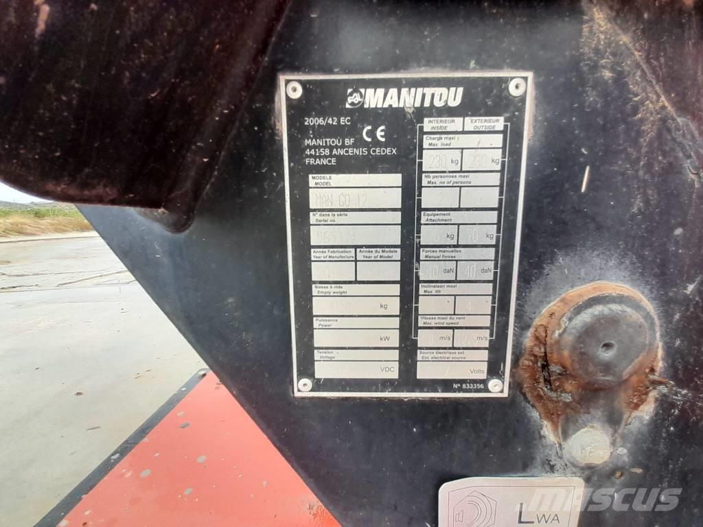 Manitou ManGo 12 Articulated boom lifts