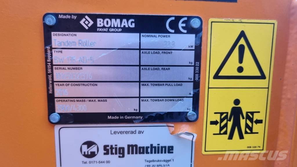 Bomag BW 135 AD-5 Twin drum rollers