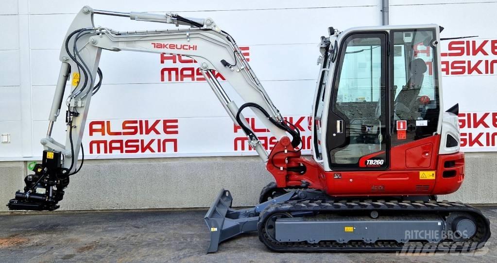 Takeuchi TB 260 Mini excavators < 7t