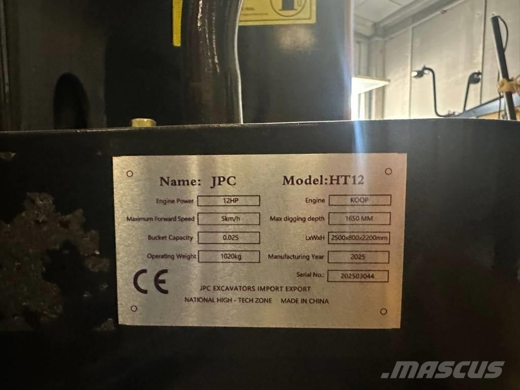 JPC HT 12 Mini excavators < 7t