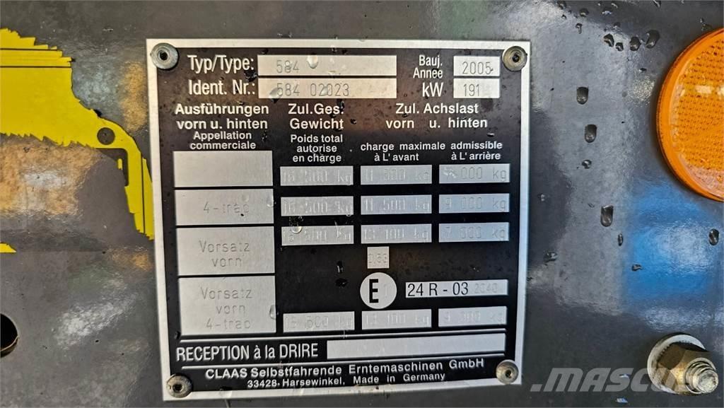 CLAAS Lexion 540C Combine harvesters