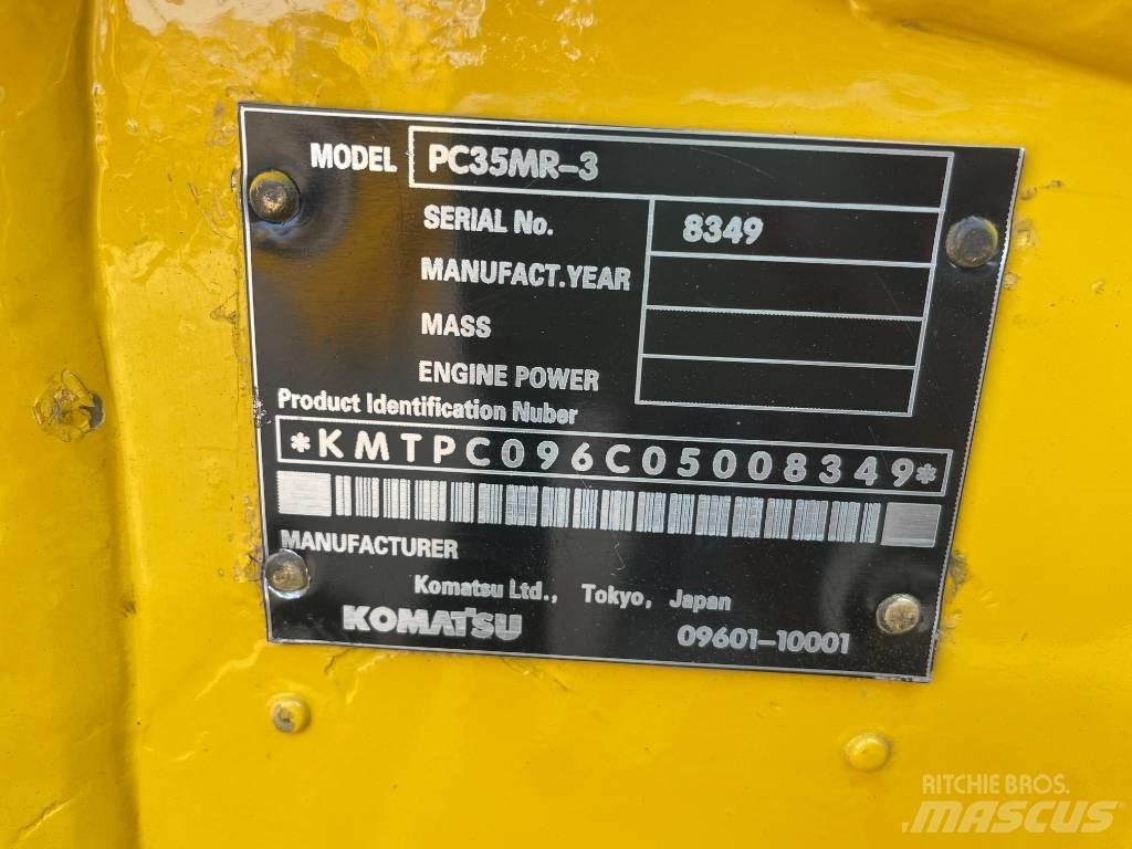 Komatsu PC 35 Mini excavators < 7t