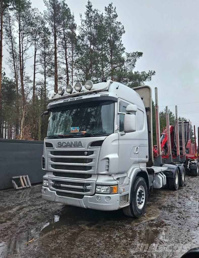 Scania R 730 Timber trucks