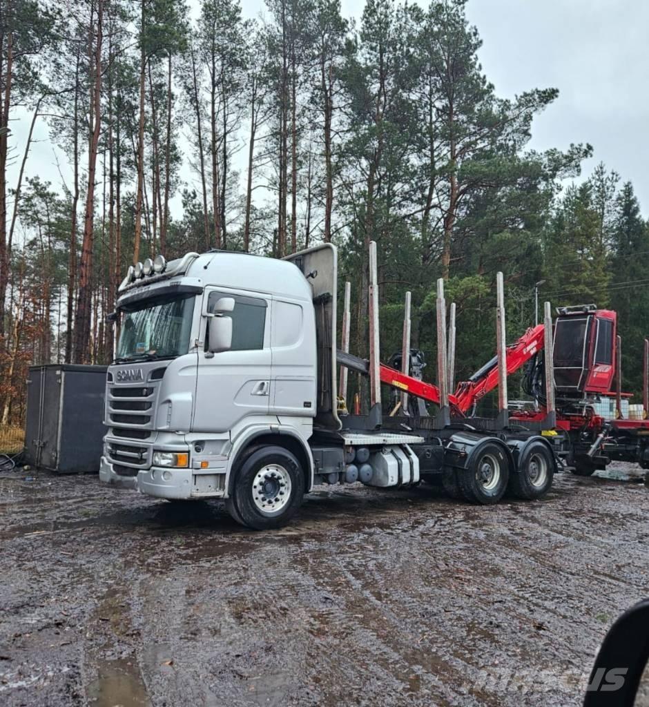 Scania R 730 Timber trucks