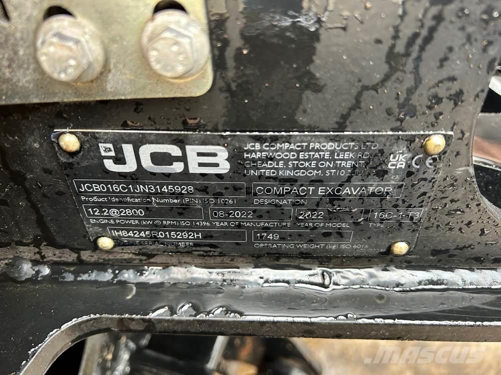 JCB 16C-1 Mini excavators < 7t