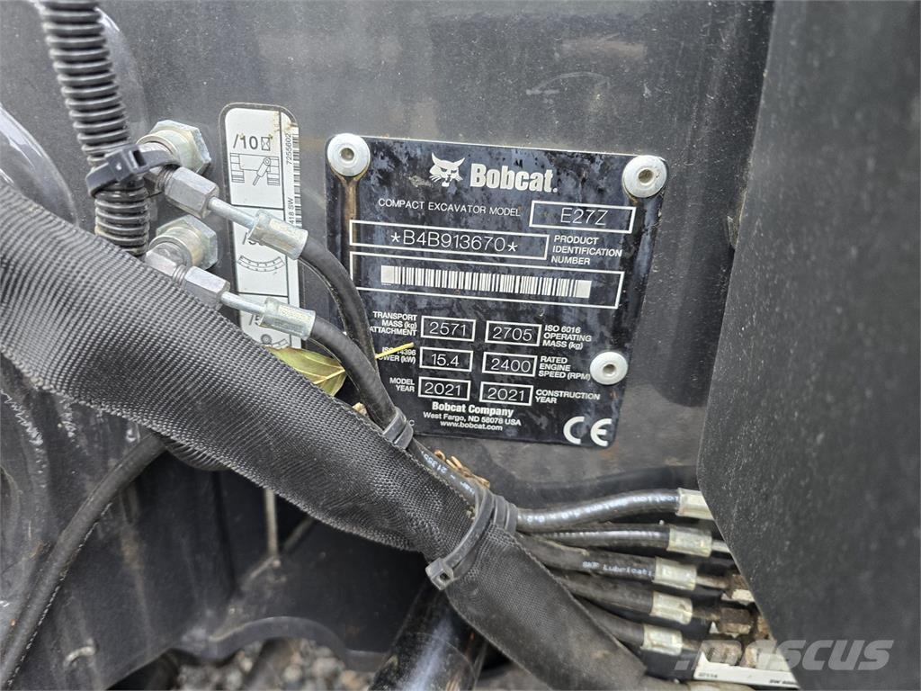 Bobcat E27z Mini excavators < 7t