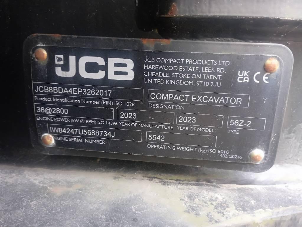 JCB JCB 56Z-2 Mini excavators < 7t