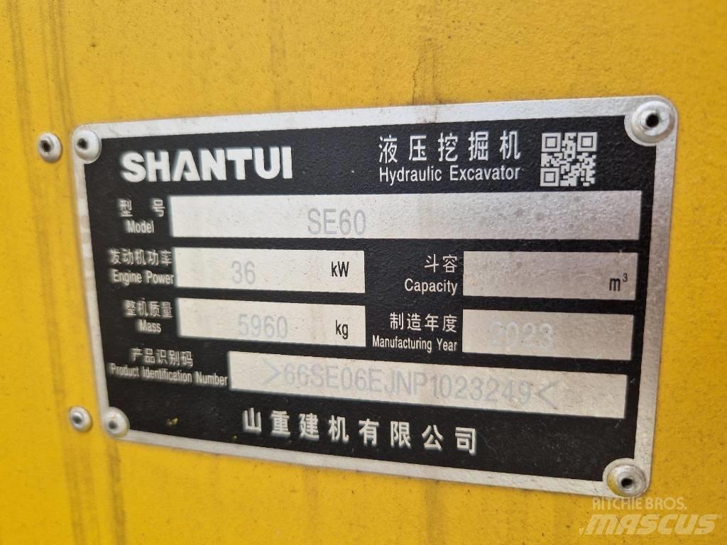 Shantui SE60 Mini excavators < 7t