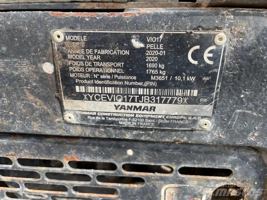 Yanmar Vio 17 U Mini excavators < 7t