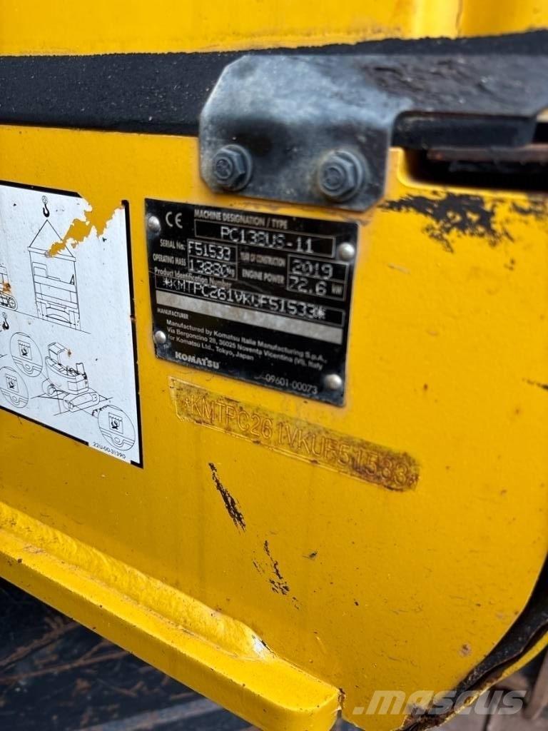 Komatsu PC 138 US-11 Crawler excavators