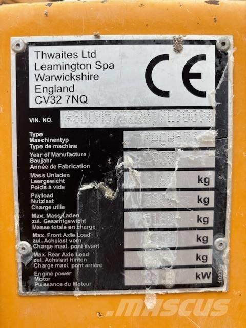 Thwaites MACH 573 Site dumpers