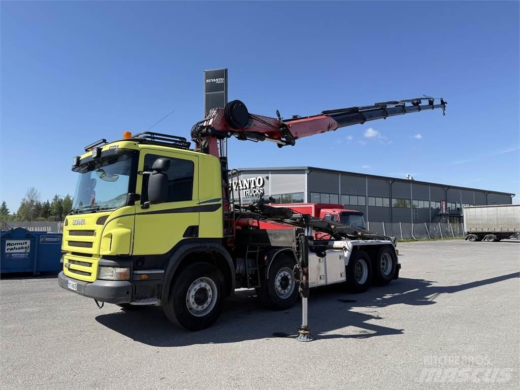 Scania P420 8X2 Crane trucks