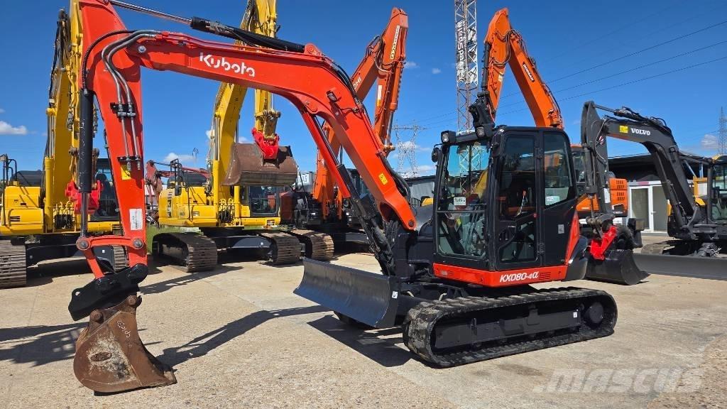 Kubota KX 080-4 Midi excavators  7t - 12t