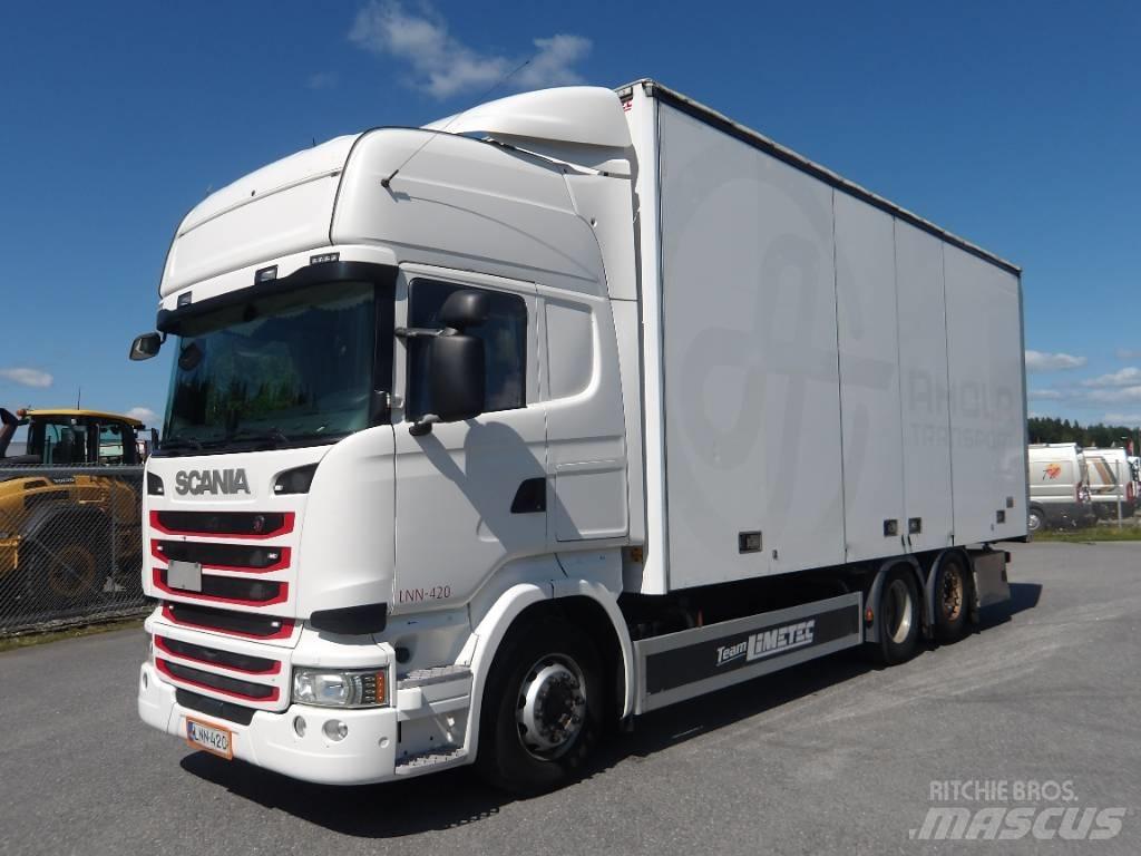 Scania R490 6x2 Van Body Trucks
