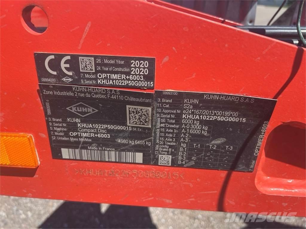 Kuhn Optimer + 6003 Other farming machines