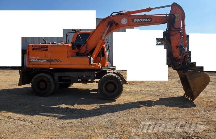 Doosan DX 140 WV-3 Wheeled excavators