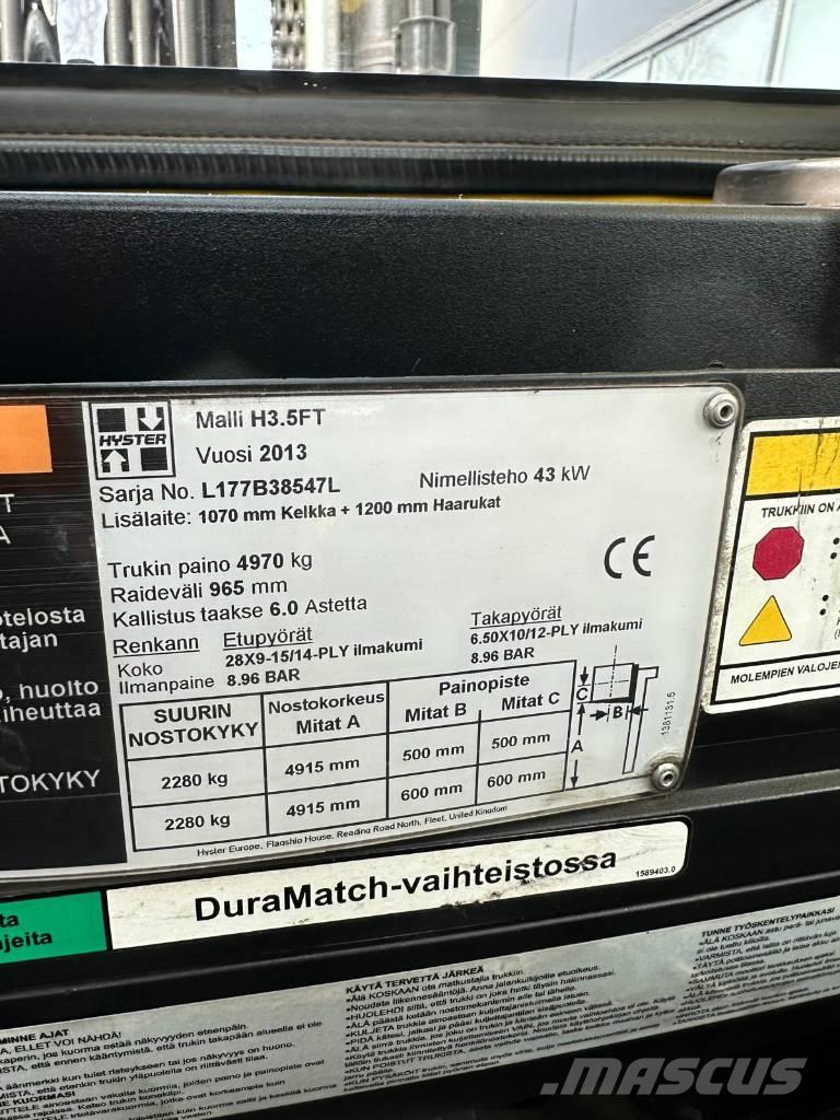 Hyster H 35 FT Diesel trucks