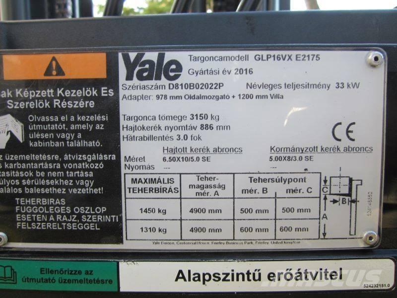 Yale GLP 16 VX LPG trucks