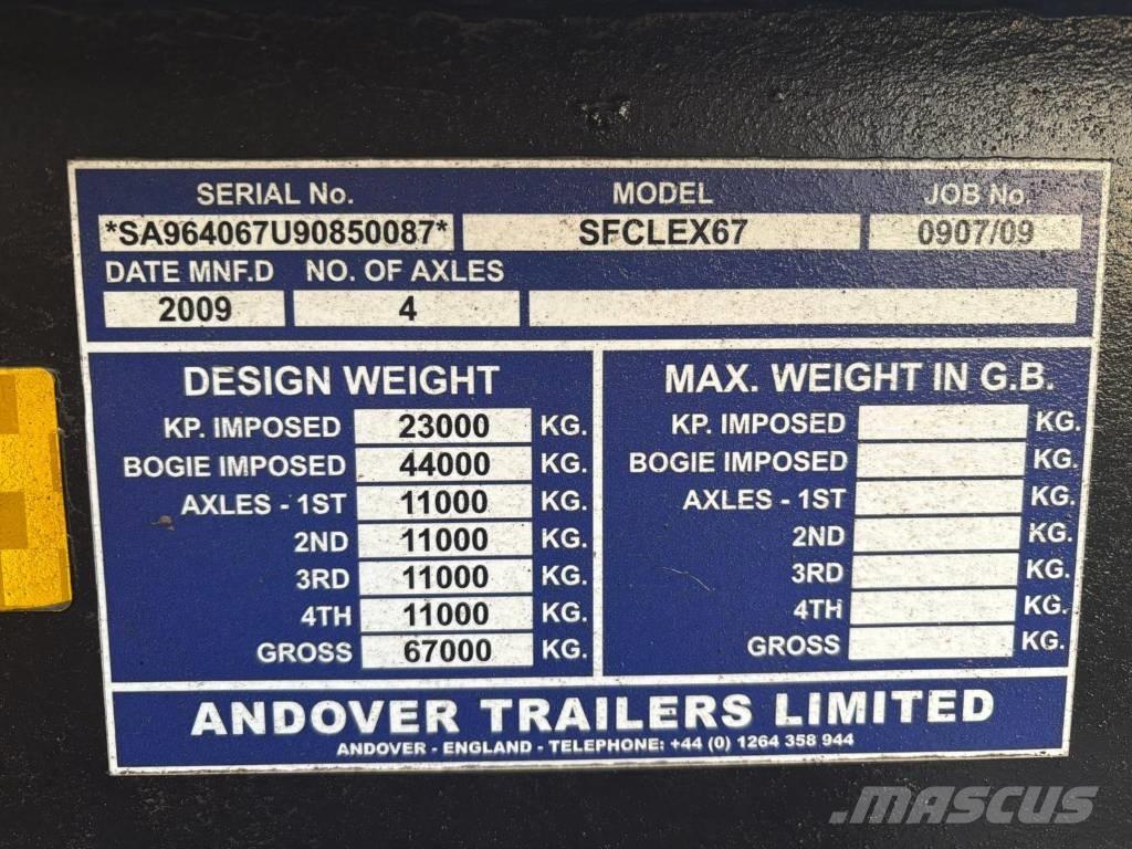 Andover SFCLEX 67 Low loaders