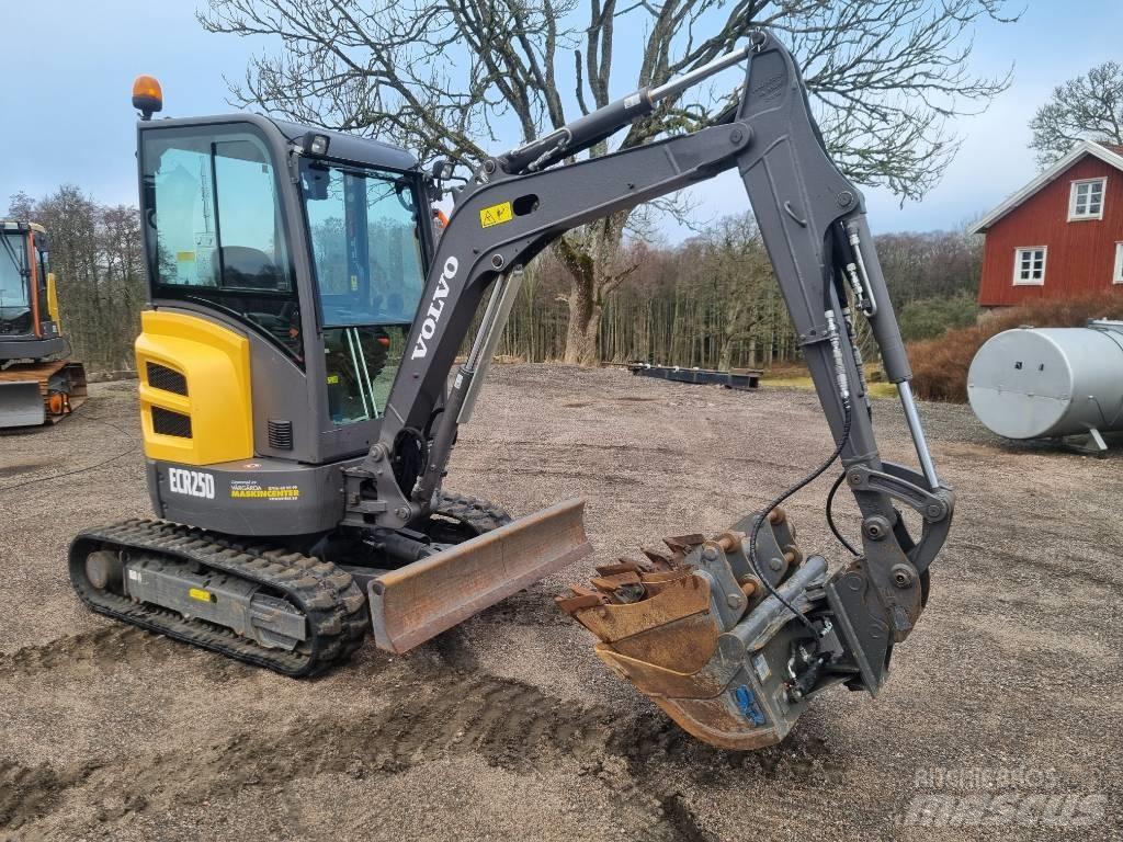 Volvo ECR25 D Mini excavators < 7t