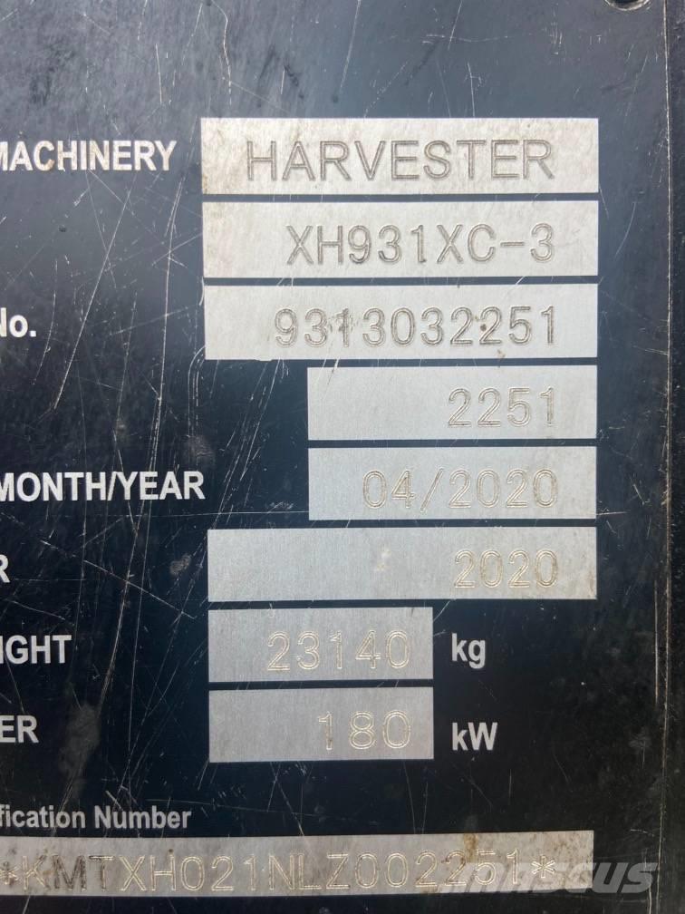 Komatsu 931XC Harvesters