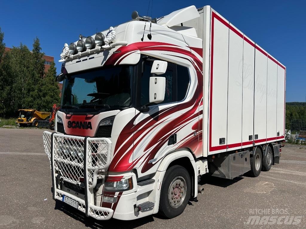 Scania R 650 6x2 Van Body Trucks