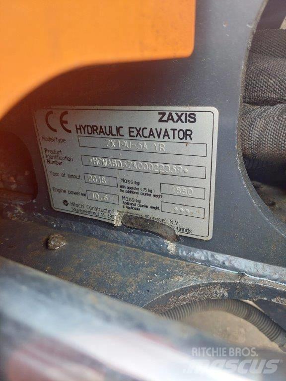 Hitachi ZX 19 U-5 Mini excavators < 7t