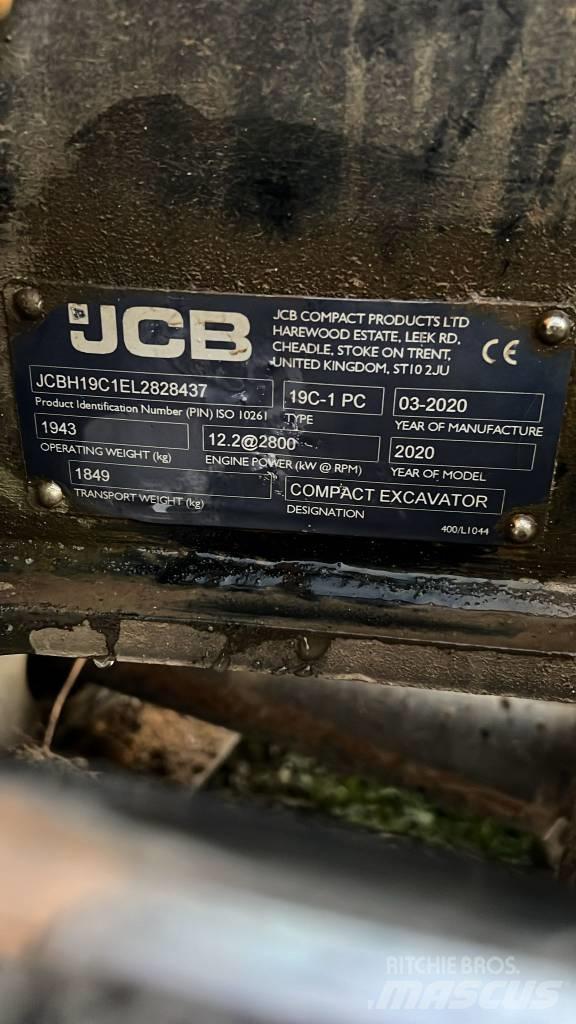 JCB 19 C-1 Mini excavators < 7t