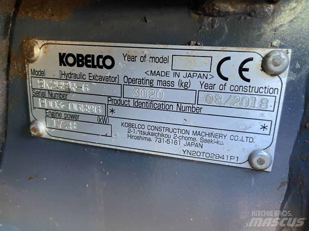 Kobelco SK 28 SR Mini excavators < 7t