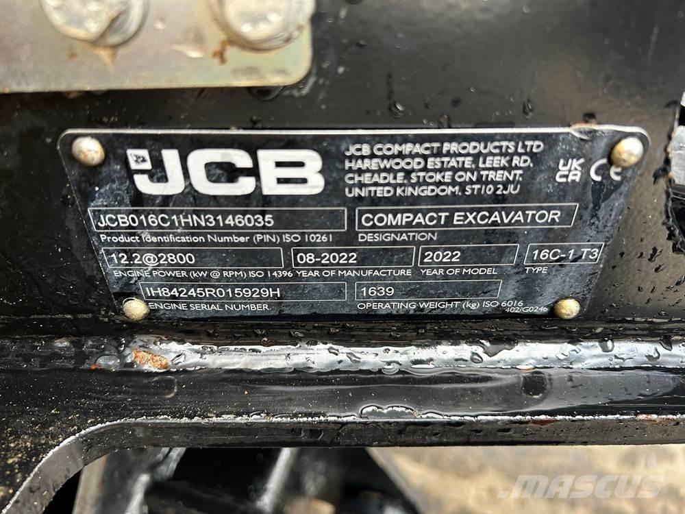 JCB 16C-1 Mini excavators < 7t