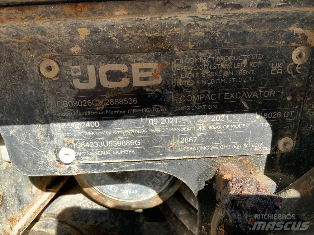 JCB 8026 CTS Mini excavators < 7t