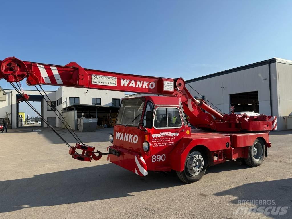 Krupp 6Gtk Rough terrain cranes