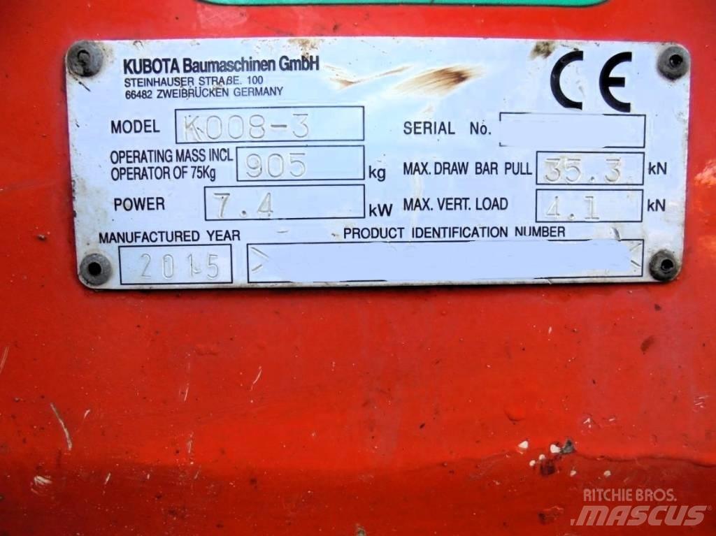Kubota K 008-3 Mini excavators < 7t