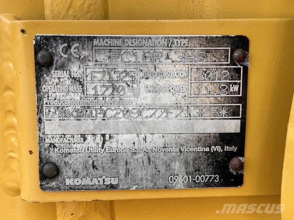 Komatsu PC16R-3HS Mini excavators < 7t