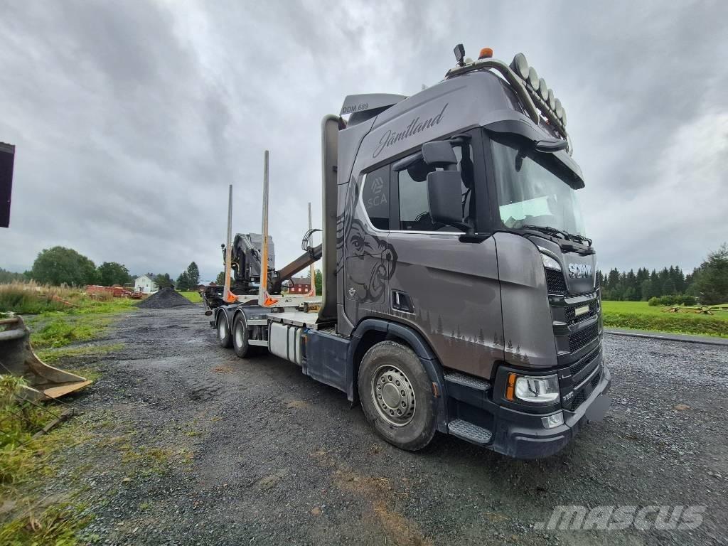 Scania R 650 Timber trucks