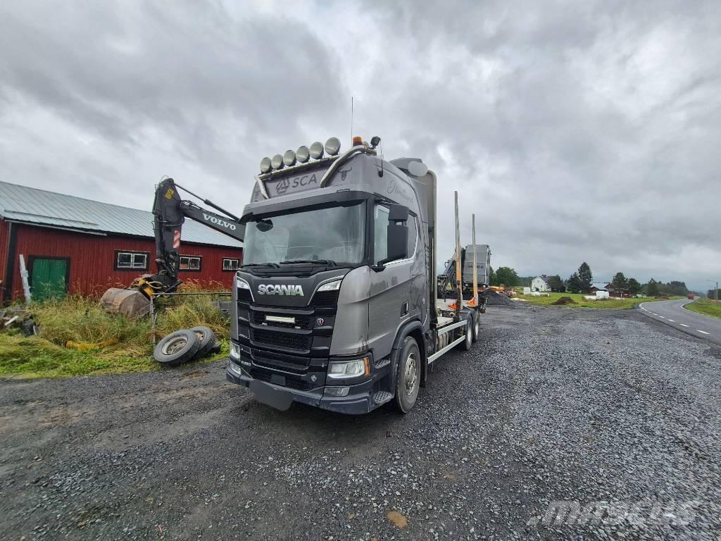 Scania R 650 Timber trucks