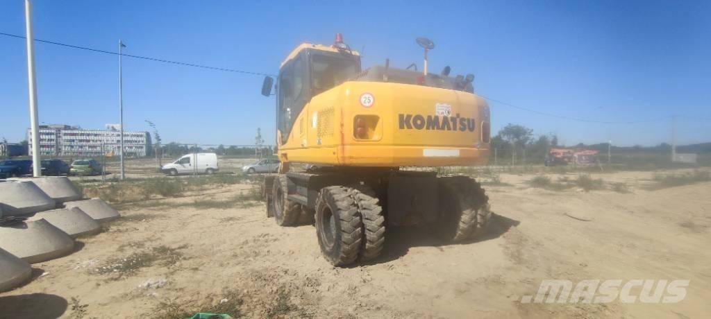 Komatsu PW 140-7 Wheeled excavators