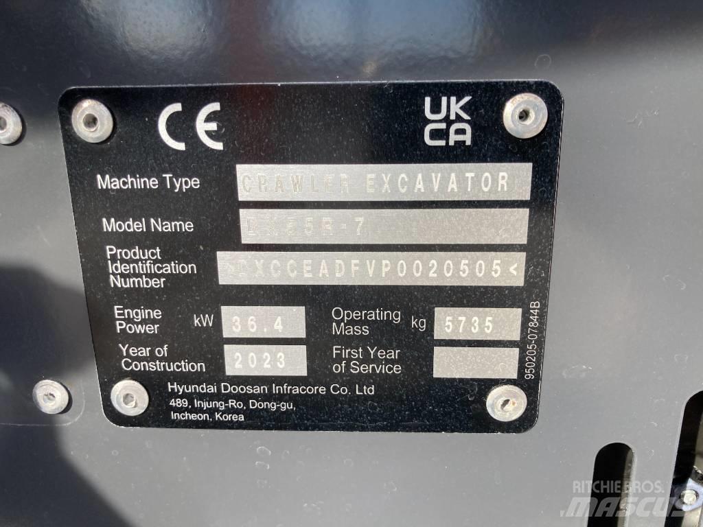 Develon DX 55 R-7 Mini excavators < 7t