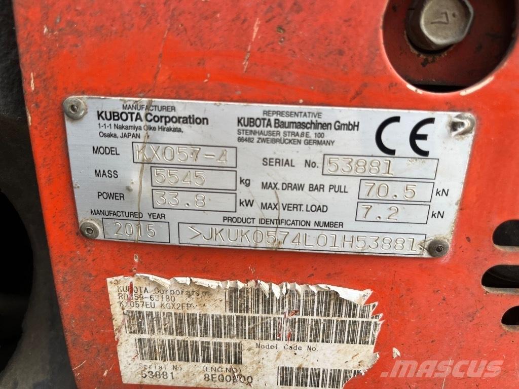 Kubota KX 057-4 Mini excavators < 7t