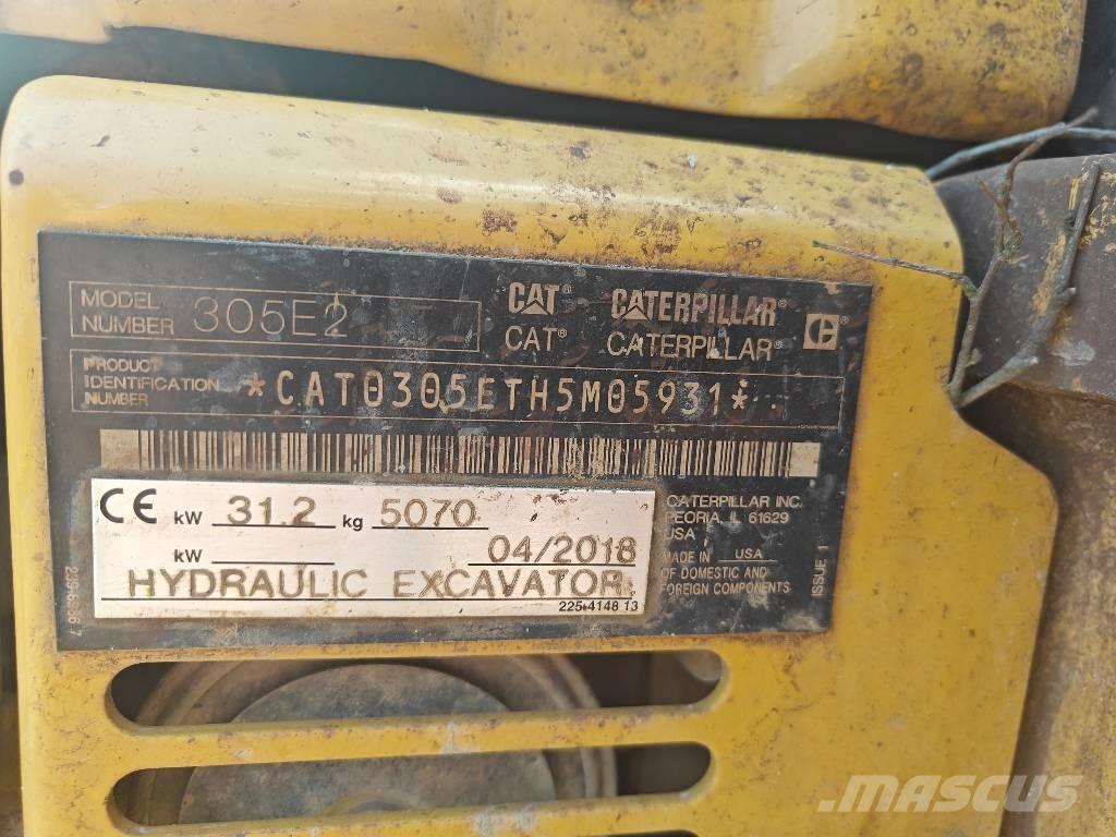 CAT 305E2 Mini excavators < 7t