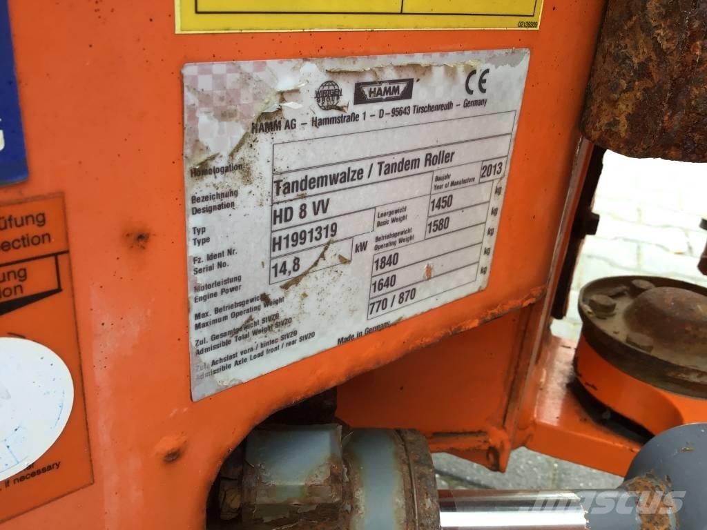 Hamm HD 8 VV Twin drum rollers