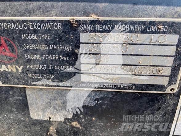 Sany SY265CLR Crawler excavators