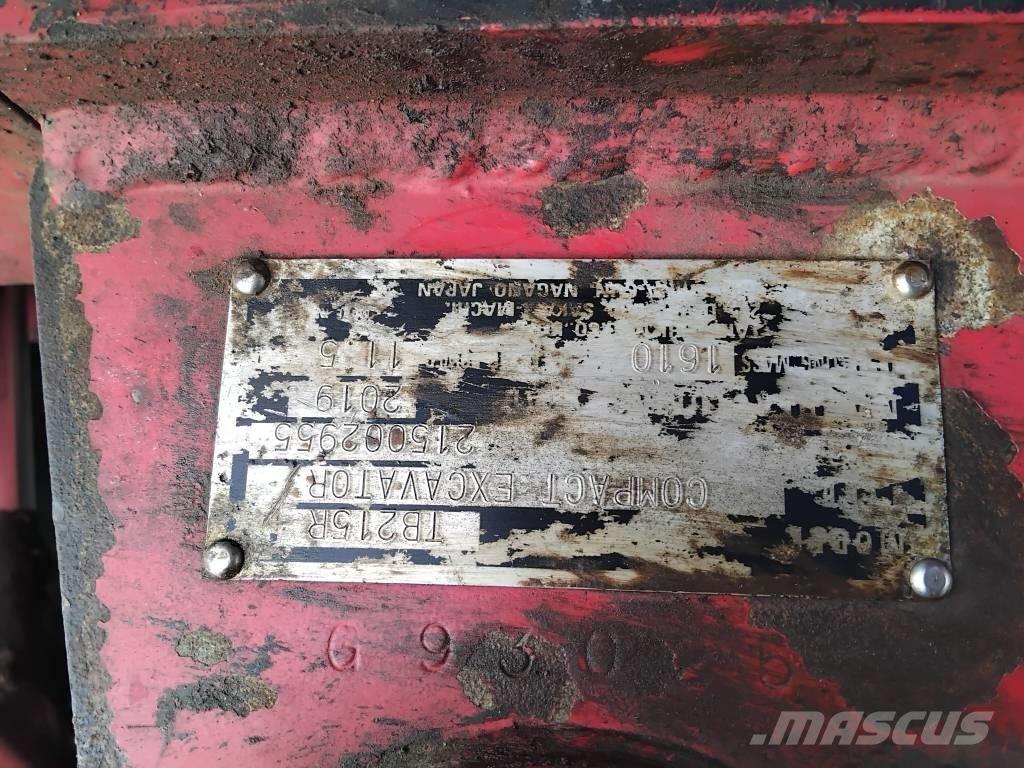 Takeuchi TB 215 R Mini excavators < 7t
