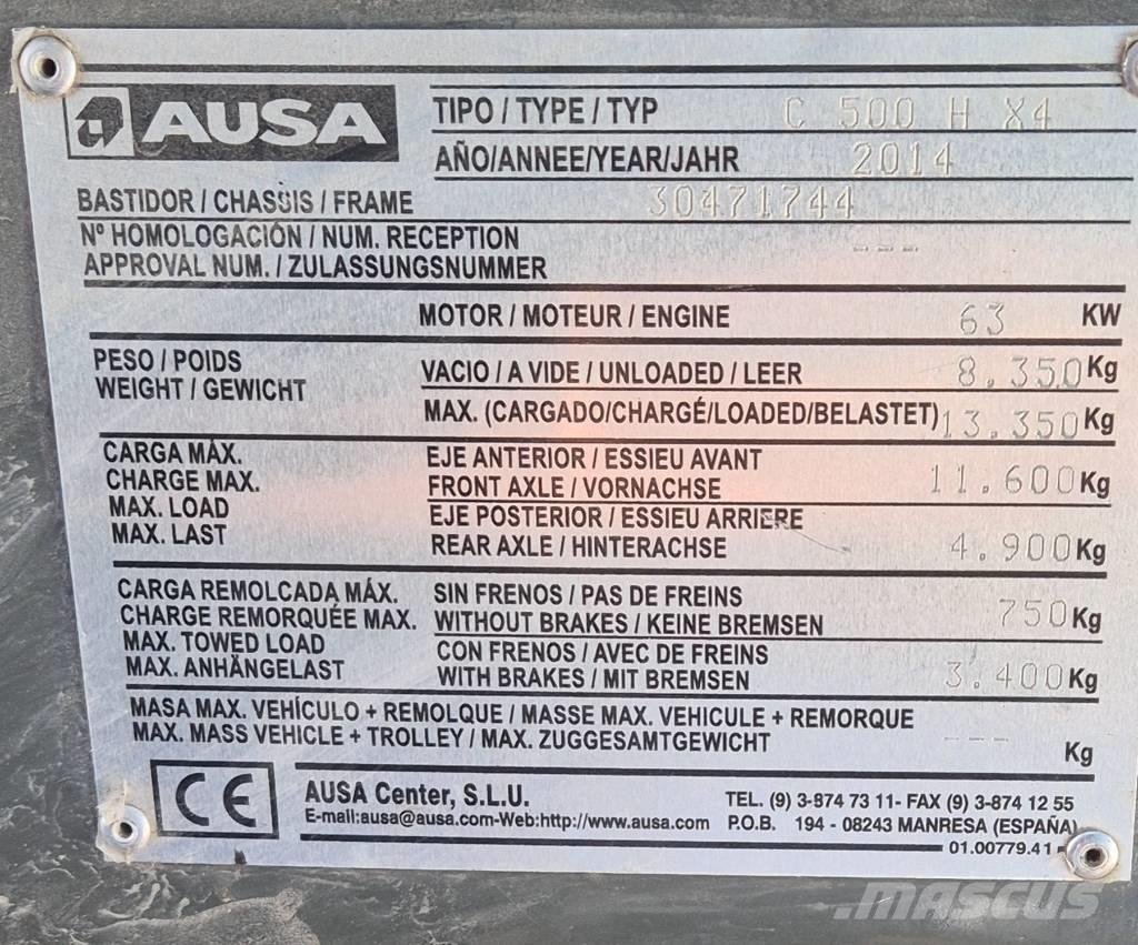 Ausa C 500 H X4 Rough terrain truck