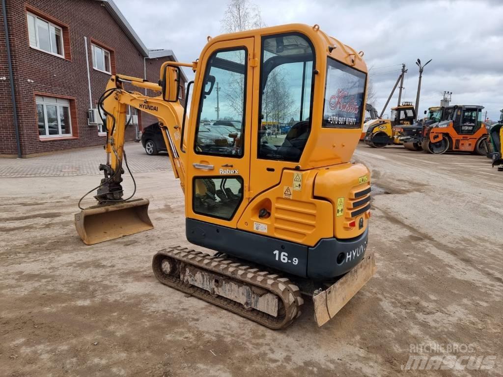 Hyundai R16-9 Mini excavators < 7t