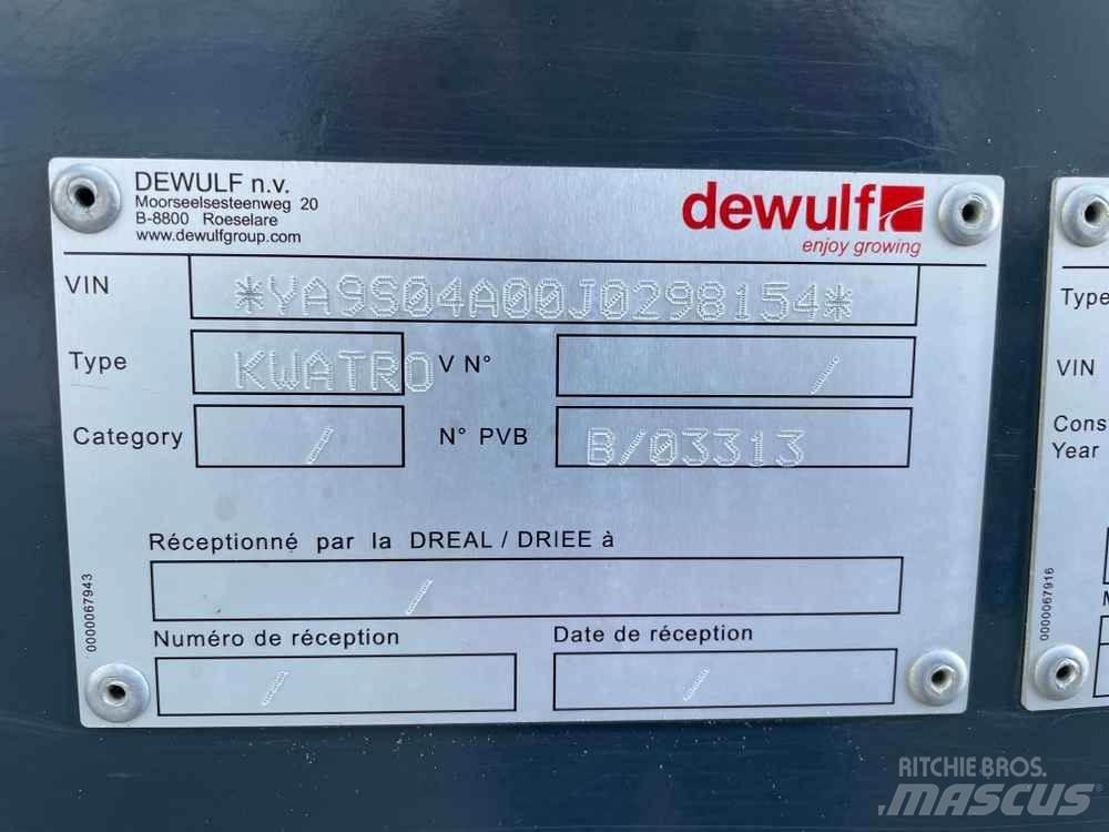 Dewulf KWATRO Other farming machines