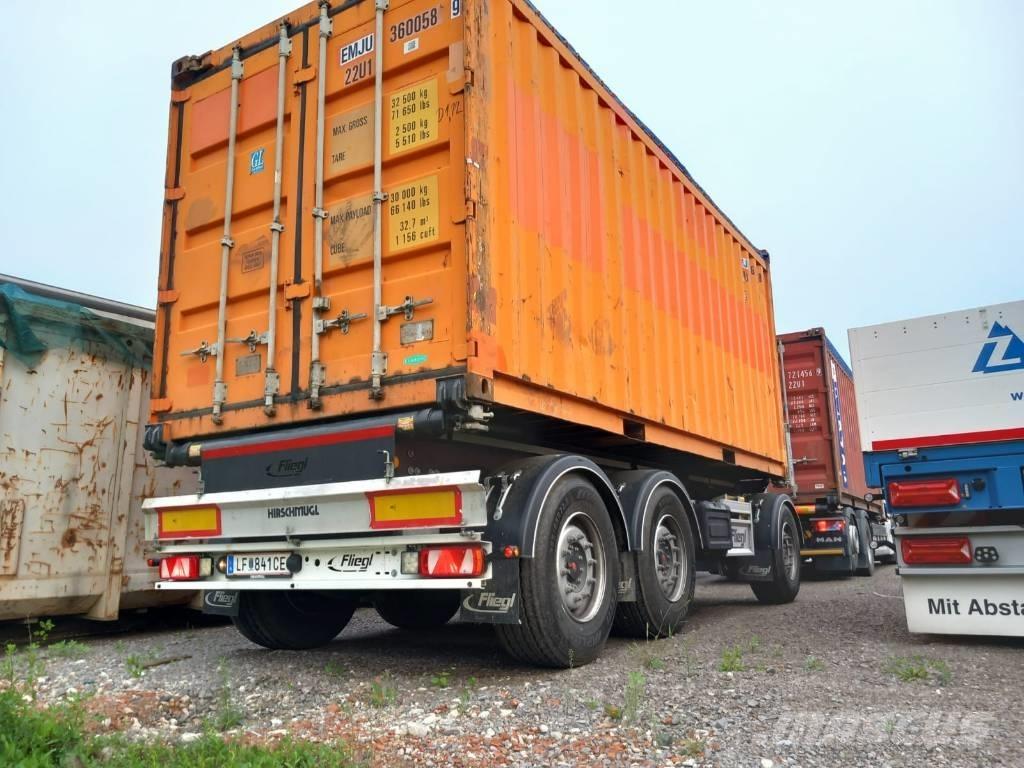 Fliegl DPS 240 Containerframe/Skiploader trailers