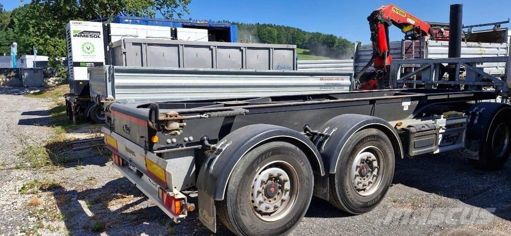 Fliegl DPS 240 Containerframe/Skiploader trailers