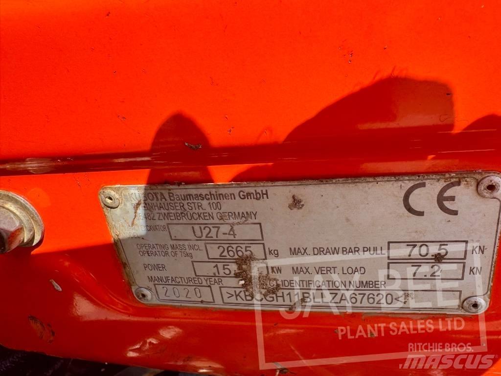 Kubota U 27-4 Mini excavators < 7t